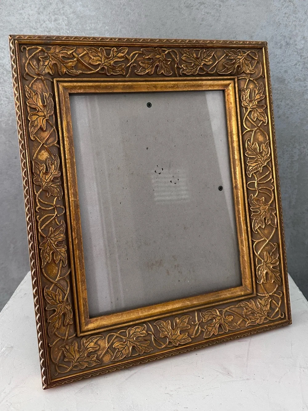 VINTAGE Gold Acrylic Ornate Picture Frame, FITS 8x10